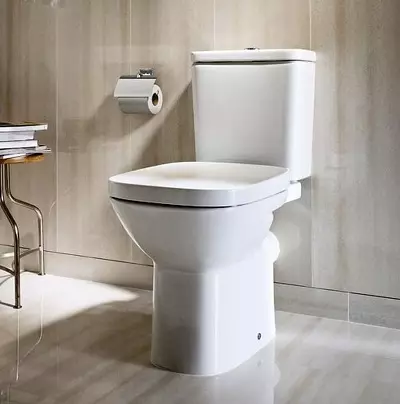 Toalett Bowl Dimensjoner: Standard bredde og lengde på innebygde og gulv toalettskåler. Minimal dimensjoner av forskjellige modeller for toalettet 10481_15