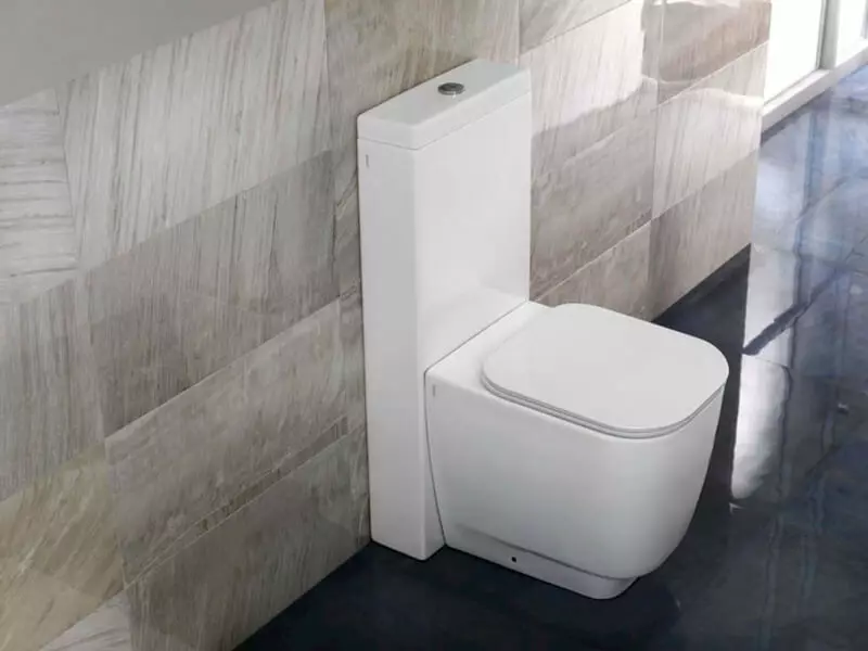 Mali toaleti: dimenzije mini-hode posude s spremnikom za malen WC. Odabir odraslog mali WC 10484_15