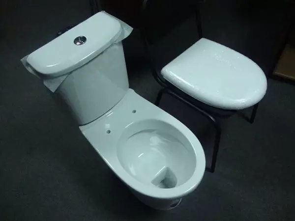 Bowl de toaletă cu raft (38 fotografii): Selectați modelele în aer liber și suspendate cu un raft în interiorul castronului. Modele de culori moderne în interior 10490_5