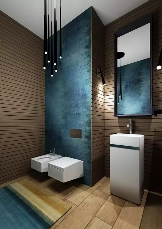 lavabo Loft (40 fotos): WC interiors opcions de disseny àrea molt petita, la selecció de telèfon 10498_16
