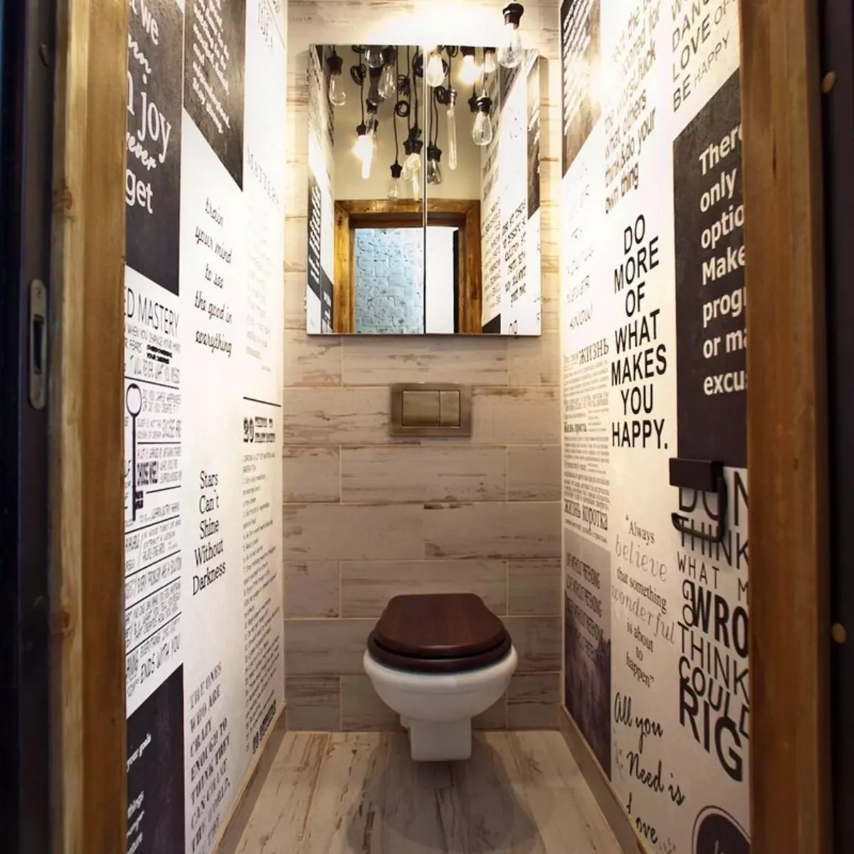 Nhà vệ sinh gác xép (40 ảnh): Tùy chọn thiết kế nội thất nhà vệ sinh Khu vực rất nhỏ, lựa chọn điện thoại 10498_19