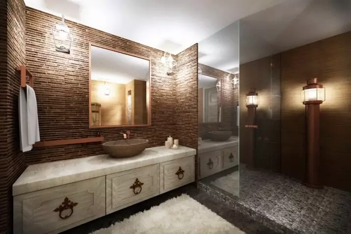 sanita Loft (40 fotos): Toilet interiores opções de design área muito pequena, a seleção Telefone 10498_34