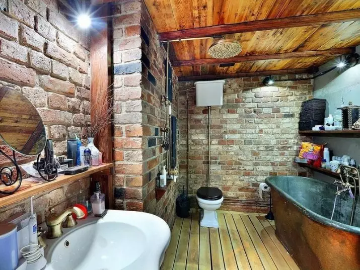 sanita Loft (40 fotos): Toilet interiores opções de design área muito pequena, a seleção Telefone 10498_35