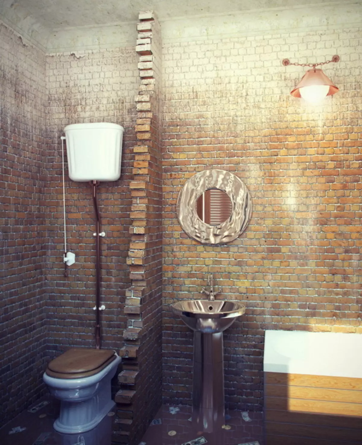 LOT WC (40 fotografií): Možnosti dizajnu interiéru WC veľmi malé priestory, telefón 10498_39