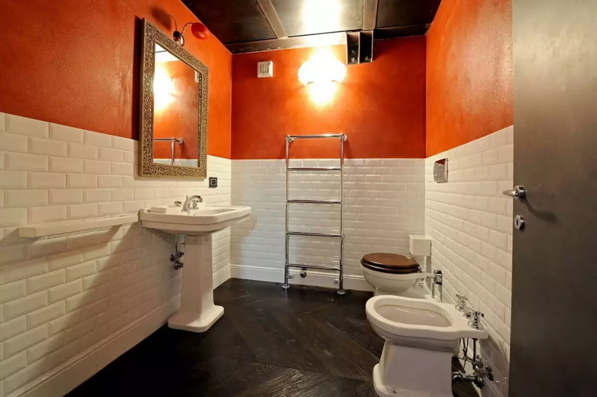 Loft WC-om (40 fotografije): WC opcija enterijera dizajn Vrlo malom prostoru, telefon izbor 10498_5