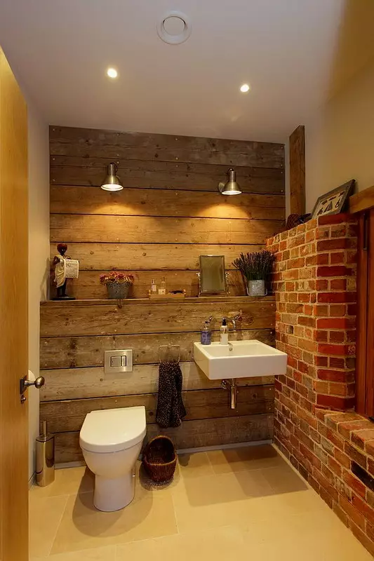 lavabo Loft (40 fotos): WC interiors opcions de disseny àrea molt petita, la selecció de telèfon 10498_7