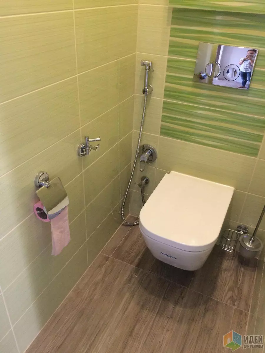 Tualeto spalvos (76 nuotraukos): baltos ir pilkos spalvos, raudonos ir žalios, mėlynos ir geltonos, šviesos ir smėlio spalvos tonai tualeto dizainui 10500_15