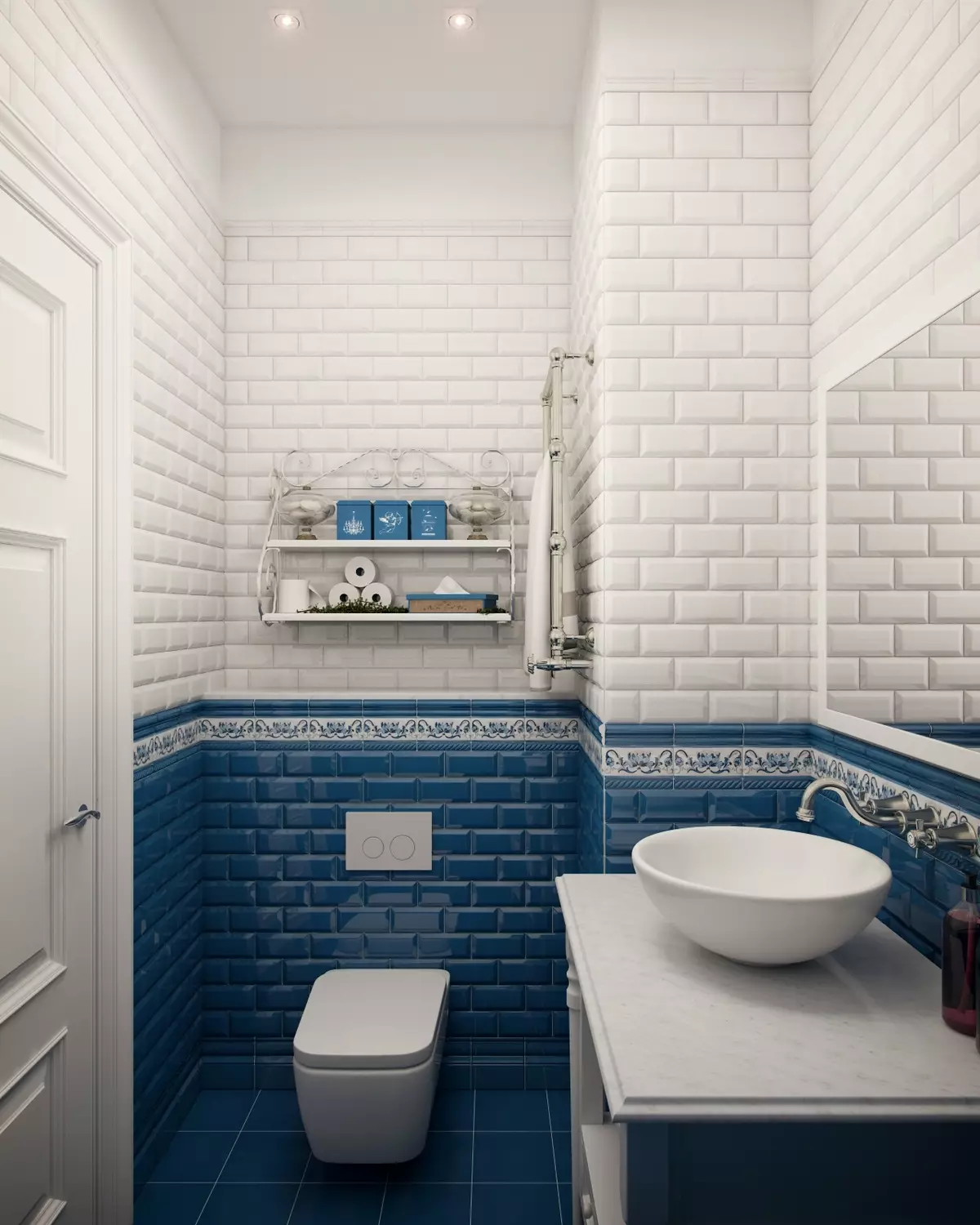 शौचालय रंग (76 फोटो): शौचालयाच्या डिझाइनमध्ये पांढऱ्या आणि ग्रे, लाल आणि हिरव्या, निळ्या आणि पिवळ्या, प्रकाश आणि बेज टोनचा वापर शौचालयाच्या डिझाइनमध्ये 10500_20