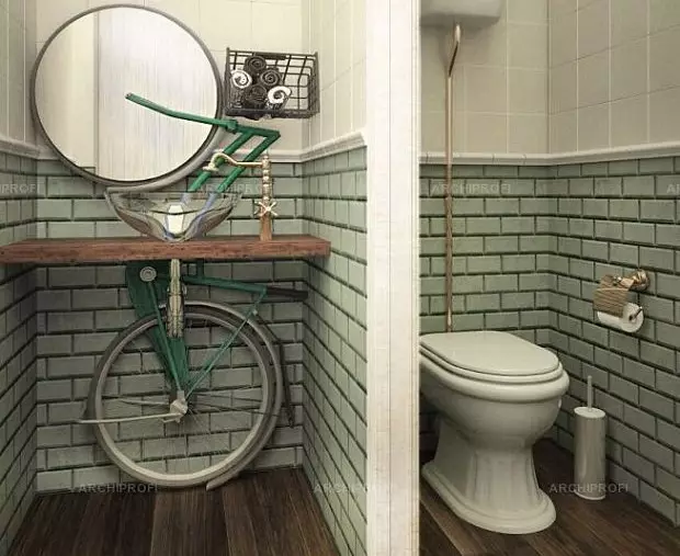 Toilettes Couleurs de toilette (76 photos): Utiliser des tons blancs et gris, rouge et vert, bleu et jaune, lumière et beige dans la conception des toilettes 10500_44