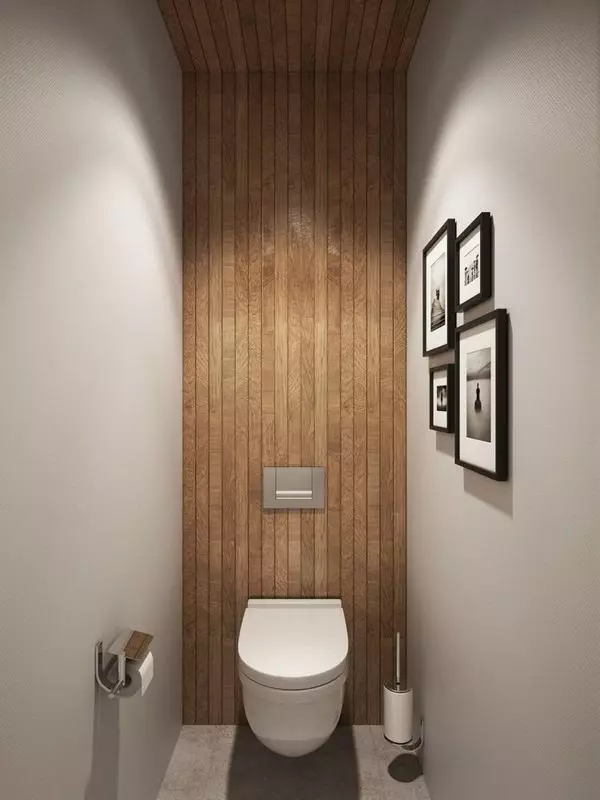 Toilettenfarben (76 Fotos): Verwendung von weißen und grauen, roten und grünen, blauen und gelben, hellen und beige Tönen im Design der Toilette 10500_64