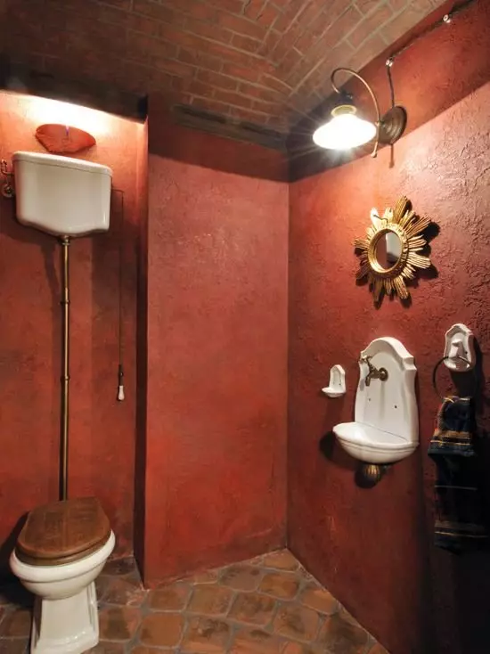 Design toaletu v Chrushchevce (58 fotografií): Dokončení malých toalet s dlažbou a jinými materiály. Možnosti interiéru WC 10503_7
