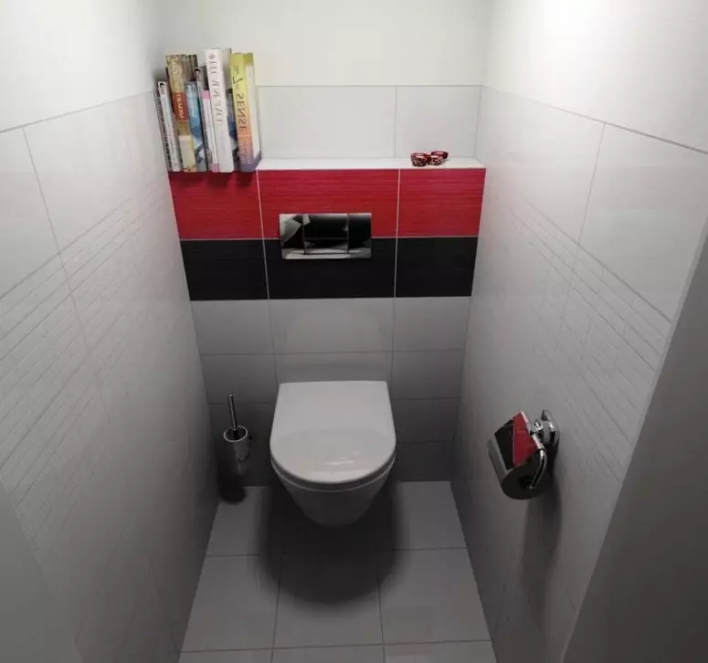 ტუალეტის სტილის (50 ფოტო): ტუალეტები სკანდინავიური სტილი და პროვანს სტილი, მაღალტექნოლოგიური და ეკოსელი, ზღვაში, rustic და სხვა სტილის 10507_22