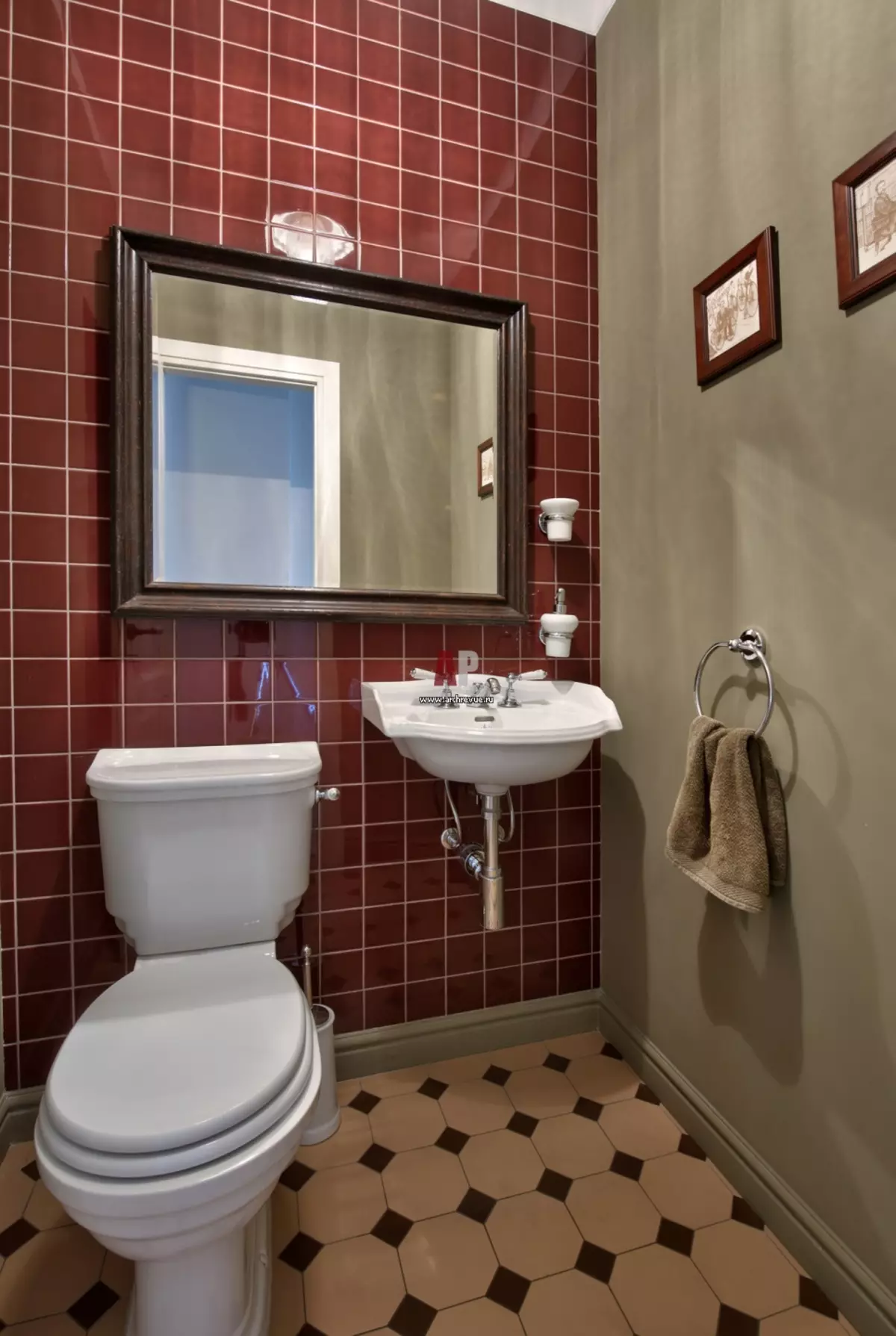 Toiletstyle (50 foto's): Toilette in Skandinawiese styl en Provence-styl, hoëtegnologie en ekosiel, in see, rustieke en ander style 10507_40