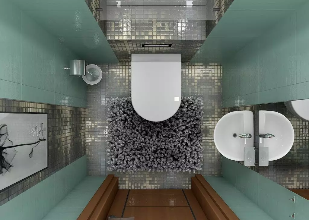 Stili da toilette (50 foto): servizi igienici in stile scandinavo e stile della Provenza, high-tech ed ecosyl, in mare, rustico e altri stili 10507_8