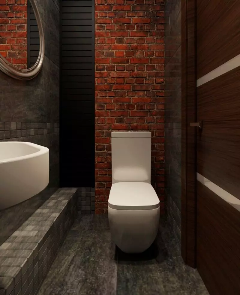 Toilet Styles (50 Mifananidzo): Zvimbudzi mu Scandinavia System uye Provence Symbol, High-Tech uye Ecosyl, mugungwa, mamwe magirazi 10507_9