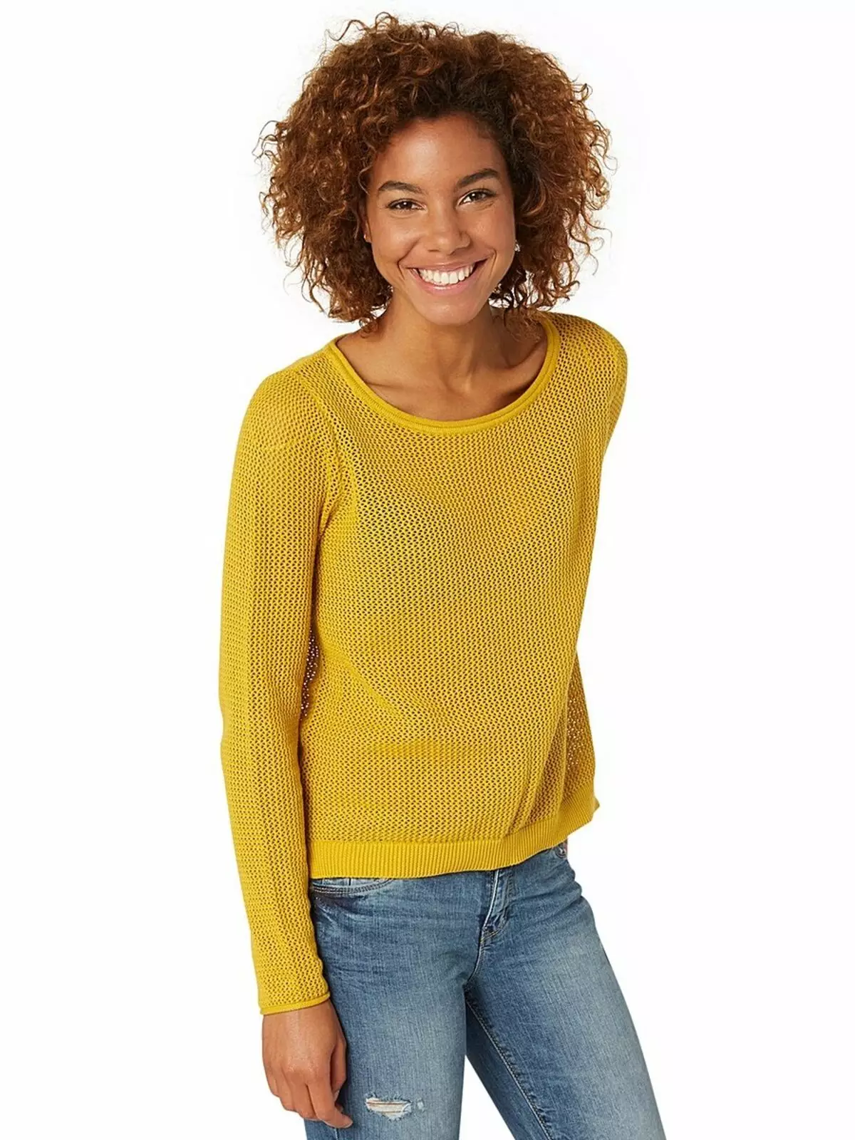 Apa yang perlu memakai sweater kuning (78 foto) 1050_29