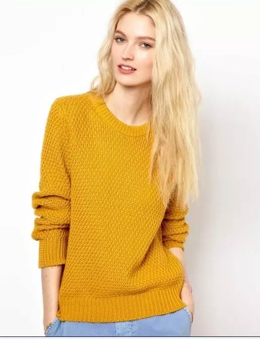Apa yang perlu memakai sweater kuning (78 foto) 1050_30