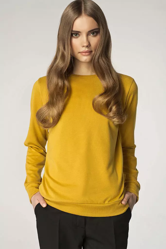 Co nosić żółty sweter (78 zdjęć) 1050_4