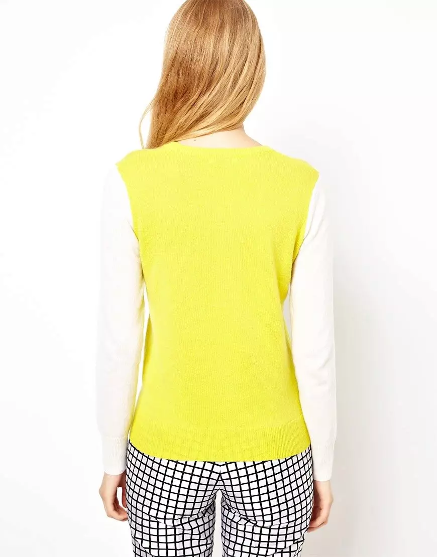 Apa yang perlu memakai sweater kuning (78 foto) 1050_8