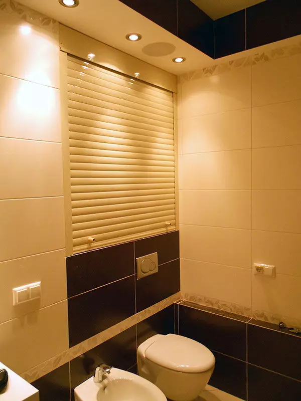 Rullluckor på toaletten (78 foton): färdiga uppsättningar med fotoutskrift för badrum, dimensioner av sanitära rullgardiner, rullgardiner med toalettmönster 10510_10