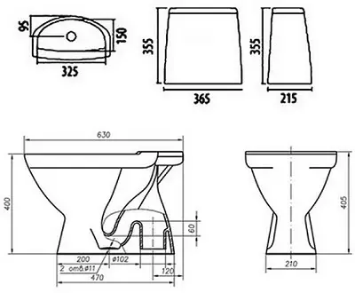 Ifo厕所：评论时钟和arret，cera和标志，特殊和hitta型号。紧凑，舷外和其他设计 10511_12