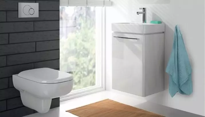 IFO toaleta: pregled Frisk i Arret, Cera i potpisati, specijalne i Hitta modela. Kompaktan, vanbrodski i drugih dizajna 10511_25
