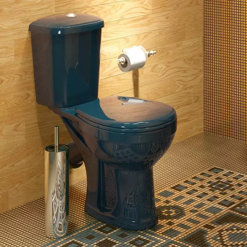 रंगीन शौचालय (53 फोटो): ग्रे और लाल, भूरे और मैट सफेद, नीले और हरे रंग के शौचालय के कटोरे का अवलोकन, निलंबित शौचालय के कटोरे के रंग 10512_31