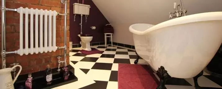 Ретро тоалетна: Семейства на тоалетната в стила на класическата ретро. Coileties-компактен и окачени тоалетни с високи топ резервоари, други модели 10518_16