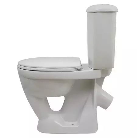 Jenis mangkuk toilet (30 foto): Hidangan persegi dan persegi panjang, jenis visor dan corong berbentuk mangkuk toilet. Fitur mereka 10519_8
