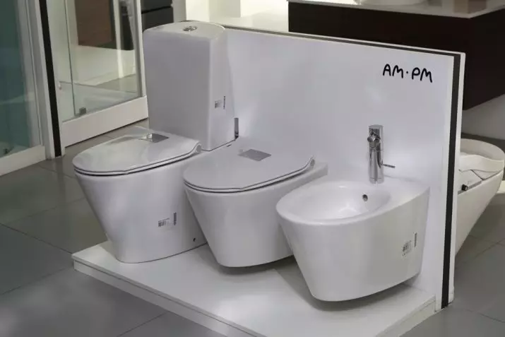 AM.PM toilet: Paglalarawan ng suspensyon toilet jump at mga modelo ng gem compact, pamilya tulad at kamangha-mangha, espiritu at hit, mga review 10520_2