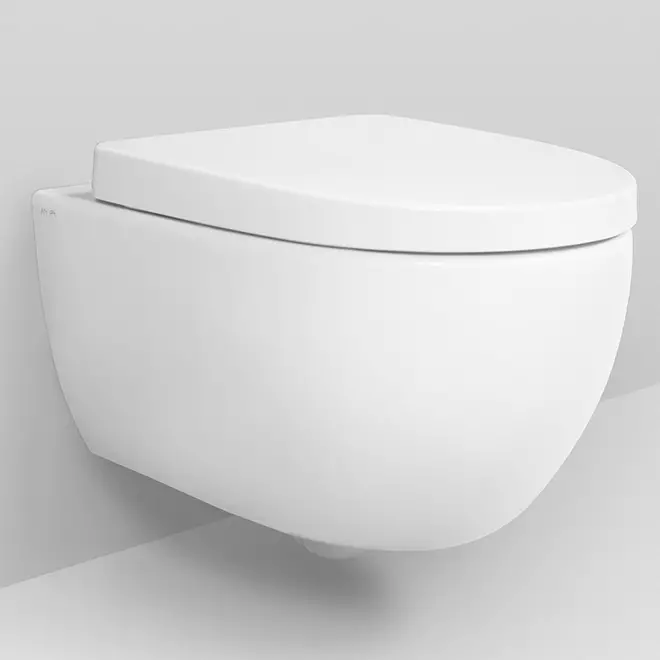 AM.PM toilet: Paglalarawan ng suspensyon toilet jump at mga modelo ng gem compact, pamilya tulad at kamangha-mangha, espiritu at hit, mga review 10520_8
