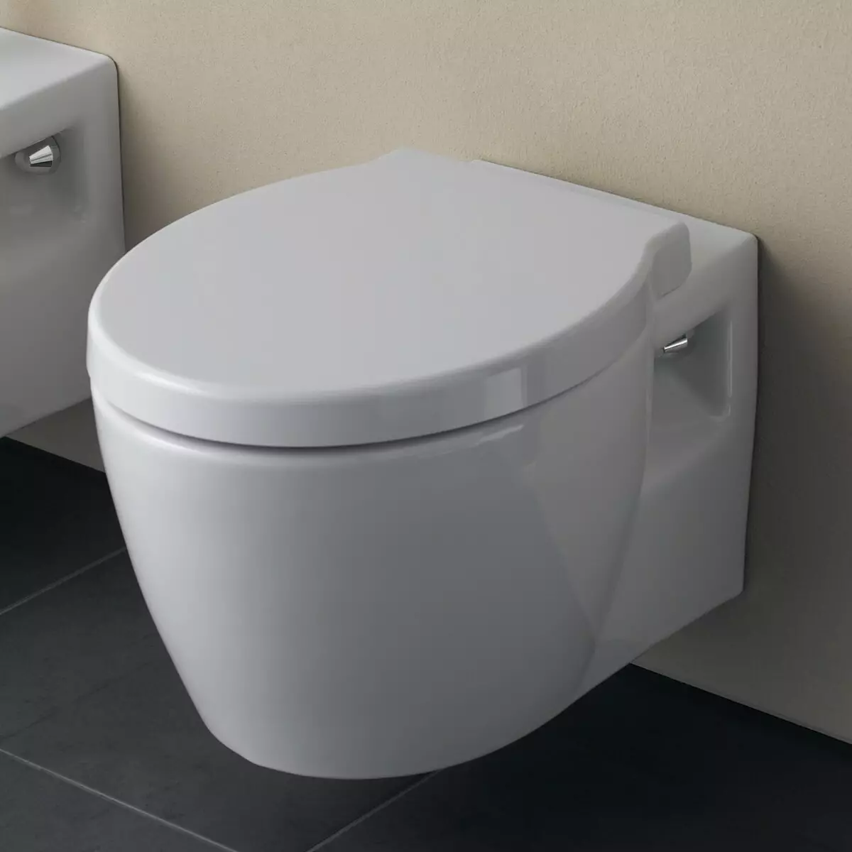 VITRA Toalete: Caracteristici de toalete turcești suspendate și furioase, revizuirea modelelor Zentrum și Sento, Arkitekt Corner Toaletă cu capac și outdoor Serenada, recenzii 10522_23