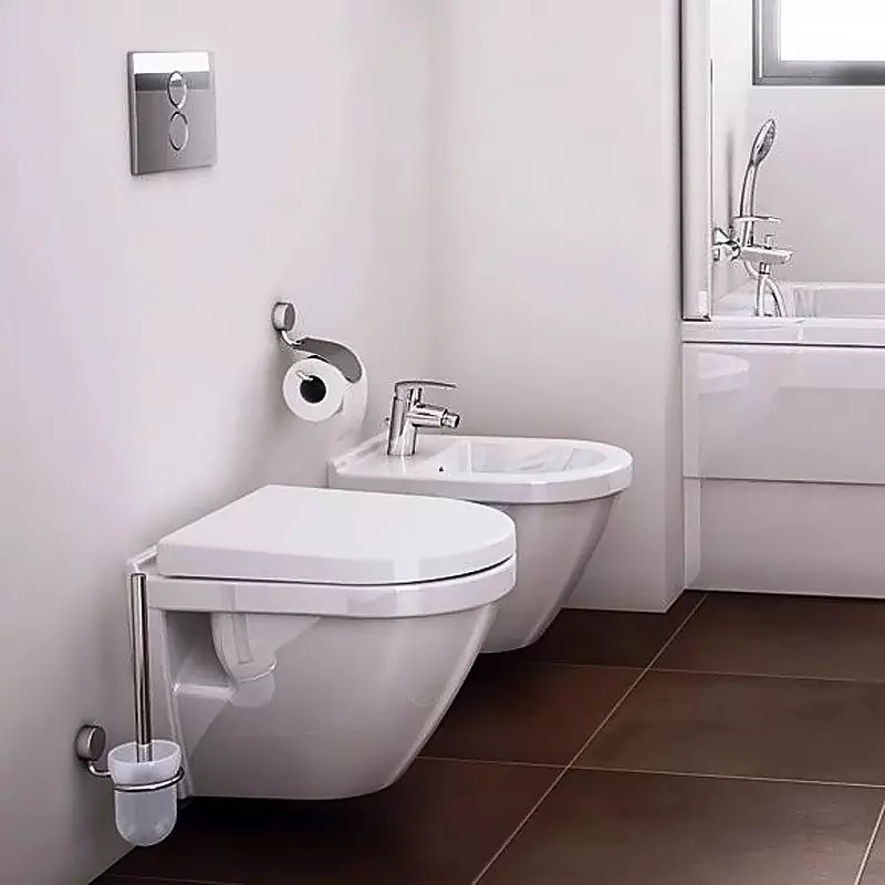 ВИТРА тоалети: Карактеристике суспендоване и бесне турске тоалете, преглед модела Зентрум и Сенто, Аркитект угаони тоалет са поклопцем и на отвореном серенада, прегледи 10522_37
