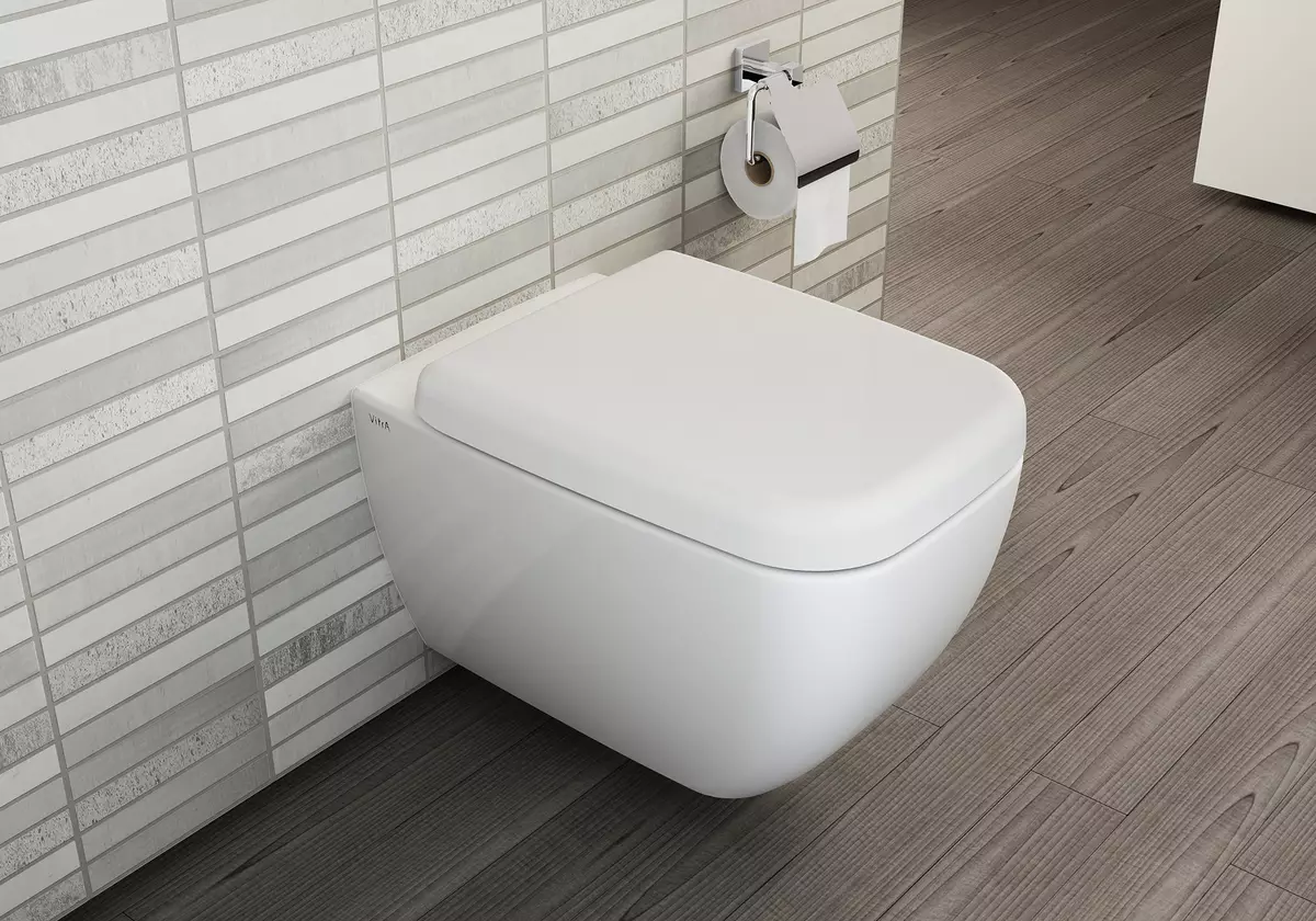 विट्रा शौचालय: निलंबित और उग्र तुर्की शौचालयों की विशेषताएं, मॉडल ज़ेंट्रम और सेंटो की समीक्षा, ढक्कन और आउटडोर सेरेनाडा के साथ Arkitekt कॉर्नर शौचालय, समीक्षा 10522_7