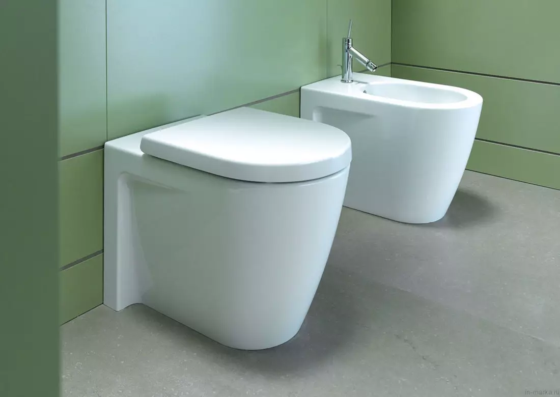 Power Toilet Toilet (40 foto's): Kenmerken van vloer-to-wear-eenheden met een verborgen tank, overzicht van verkorte modellen en wc-kommen met een plank in een kom 10525_4