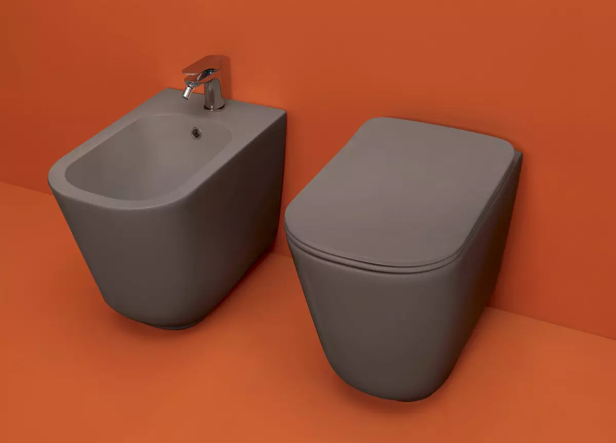 Моќен тоалет тоалет (40 фотографии): Карактеристики на единици за подот до носење со скриен резервоарот, преглед на скратени модели и тоалетни чинии со полица во сад 10525_9