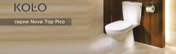 Kolo toilette: Beskrywing van geskors en vloer toilette, Style en Solo, Nova Pro Rimfree en Runa, Idol en ander modelle 10529_20