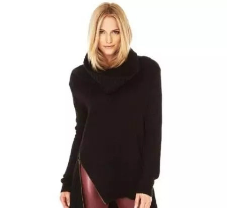 Áo len nữ (192 ảnh): áo len thời trang 2021, trắng, đen, dài, với cổ họng, cashmere, ấm, dệt kim, với bím tóc 1052_48