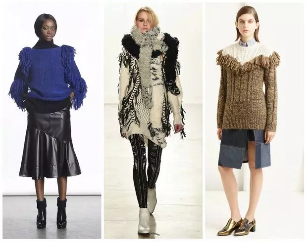 Жіночі светри (192 фото): модні светри 2021, білі, чорні, довгі, з горлом, з кашеміру, теплі, трикотажні, з косами 1052_92