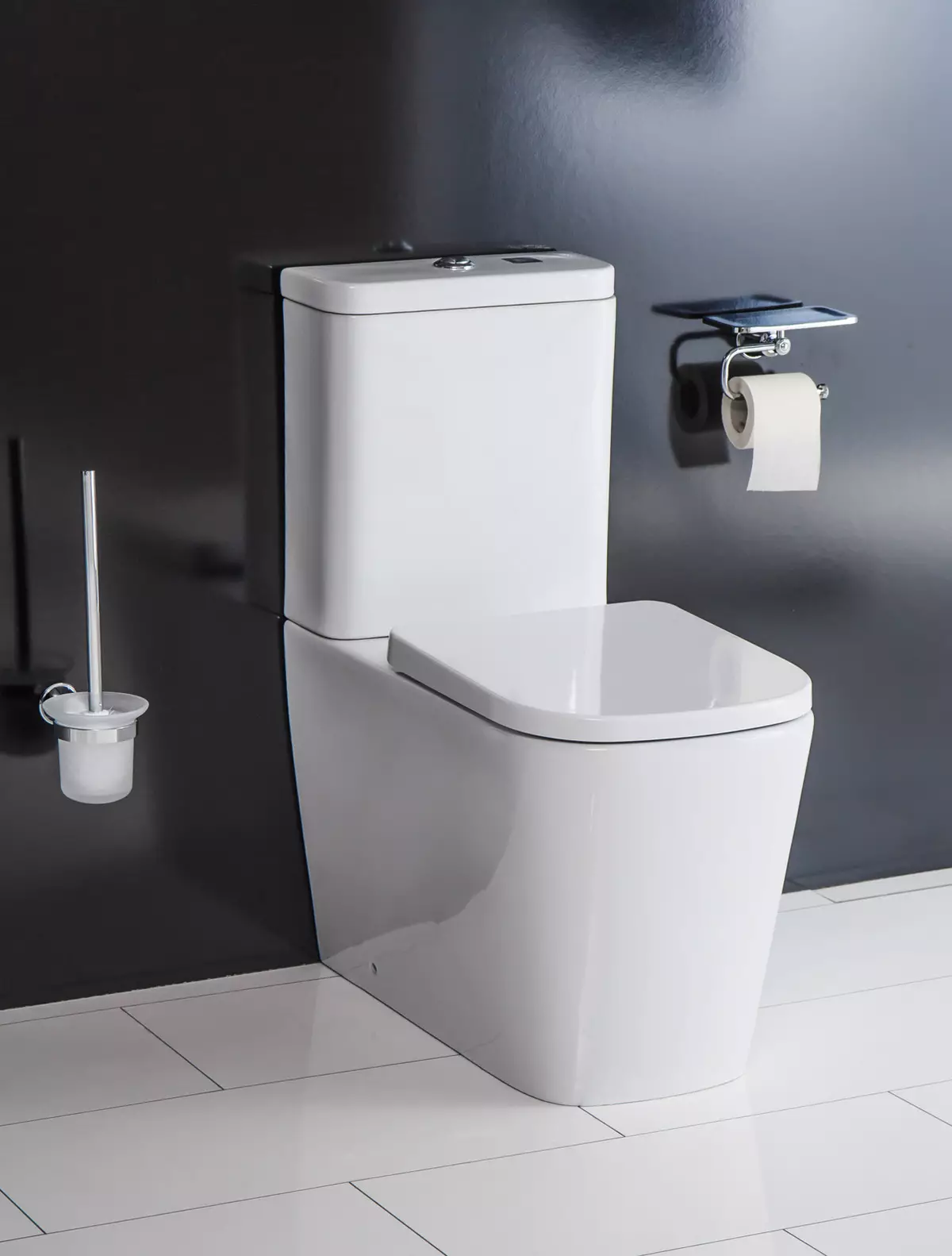 توالت کف بدون بی حوصل: کدام مدل بدون لبه بهتر است؟ انتخاب یک توالت توالت با یک مخزن و بدون آن، از پرسلن یا سفال. امتیاز 10533_12