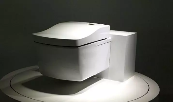 Тото тоалет: Карактеристики на јапонски суспендирани, пад, електронски и други модели за моделирање 10536_21