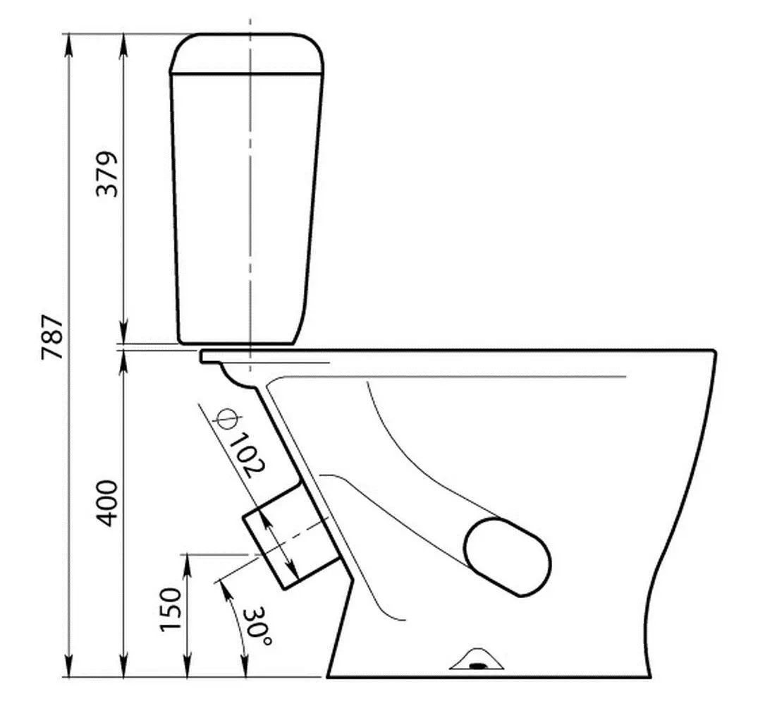 Santeri-toilet: Compakd-compact 