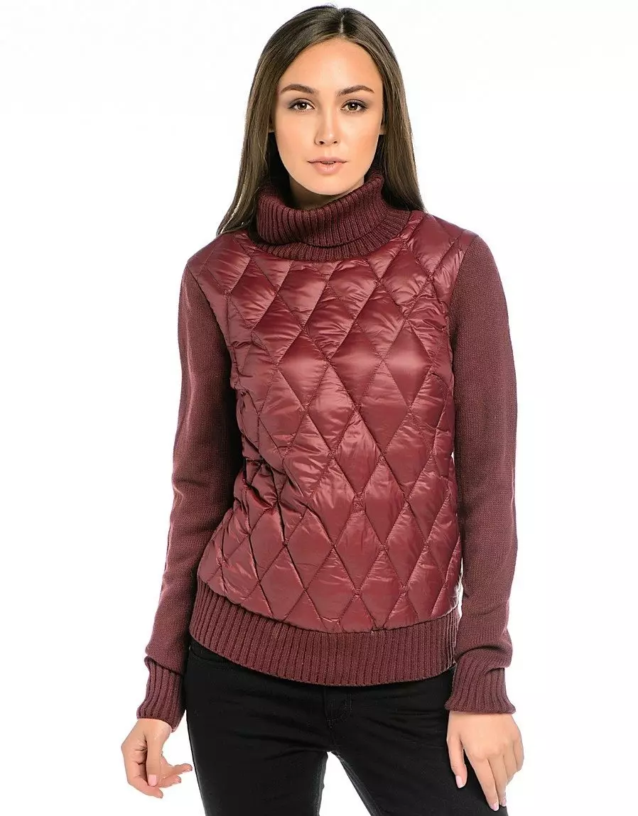 बरगंडी स्वेटर (34 फोटो): क्या पहनना है 1053_12