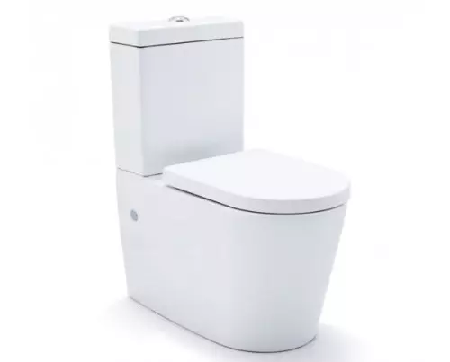 Geberit toaletter: översikt över utomhus och suspenderade inbyggda, elektroniska och rasande modeller, beskrivning av toaletten Kolo, Aquaclean och andra 10540_7