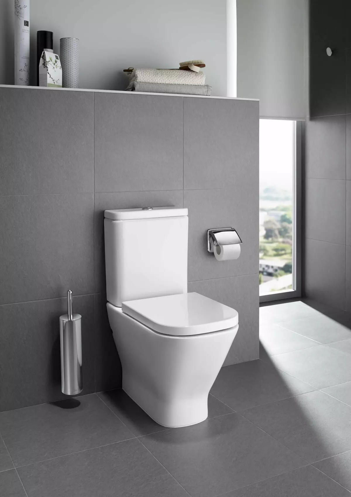 Roca toilette: Kenmerke van opgeskorte en woedende modelle, reindeters van toiletbakke Gap skoon rand en Victoria Nord, Dama Senso Compacto en Debba, Resensies 10542_10