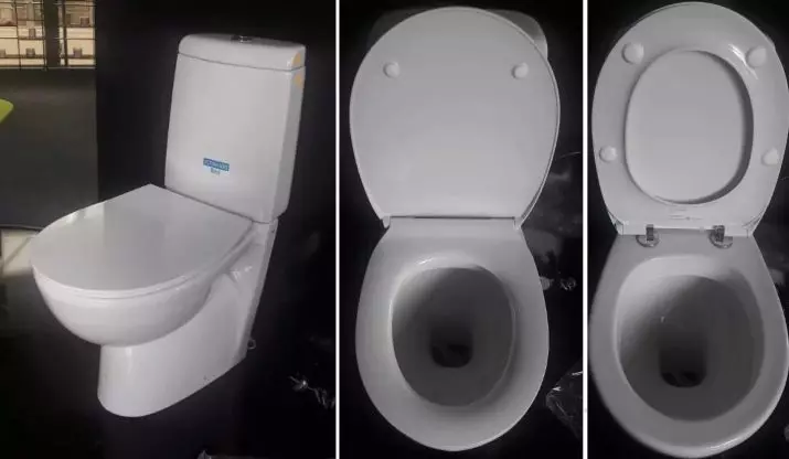 Roca toilette: Kenmerke van opgeskorte en woedende modelle, reindeters van toiletbakke Gap skoon rand en Victoria Nord, Dama Senso Compacto en Debba, Resensies 10542_51