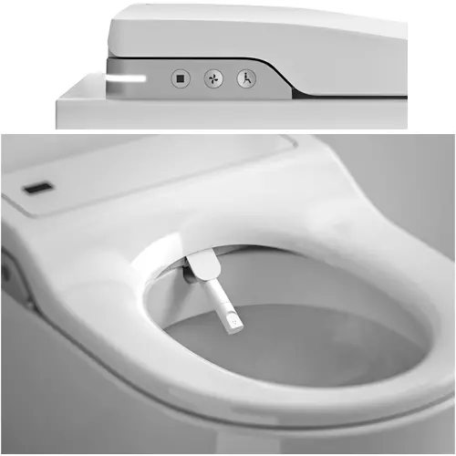 Roca toilette: Kenmerke van opgeskorte en woedende modelle, reindeters van toiletbakke Gap skoon rand en Victoria Nord, Dama Senso Compacto en Debba, Resensies 10542_64