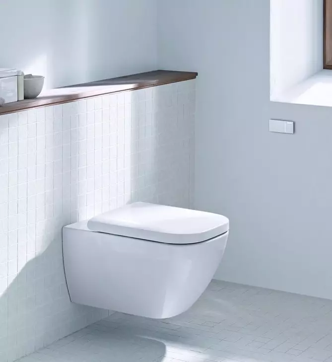 Belbagno शौचालय: Prospero और अल्पाइना, टोरिनो और मैटिनो, Ancona और अल्बा, गाला और Sfera श्रृंखला से निलंबित और उग्र शौचालयों का अवलोकन। समीक्षा 10543_8
