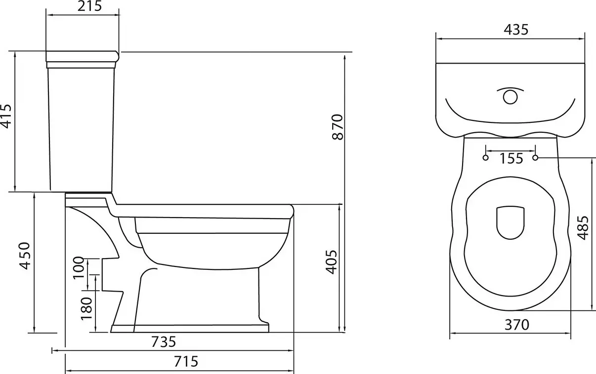शौचालयासाठी काय चांगले आहे: पोर्सिलीन किंवा फैन्स? सनातन आणि सॅनफरफोराचे गुणधर्म आणि बनावट. कोणती सामग्री चांगली आहे? 10546_19