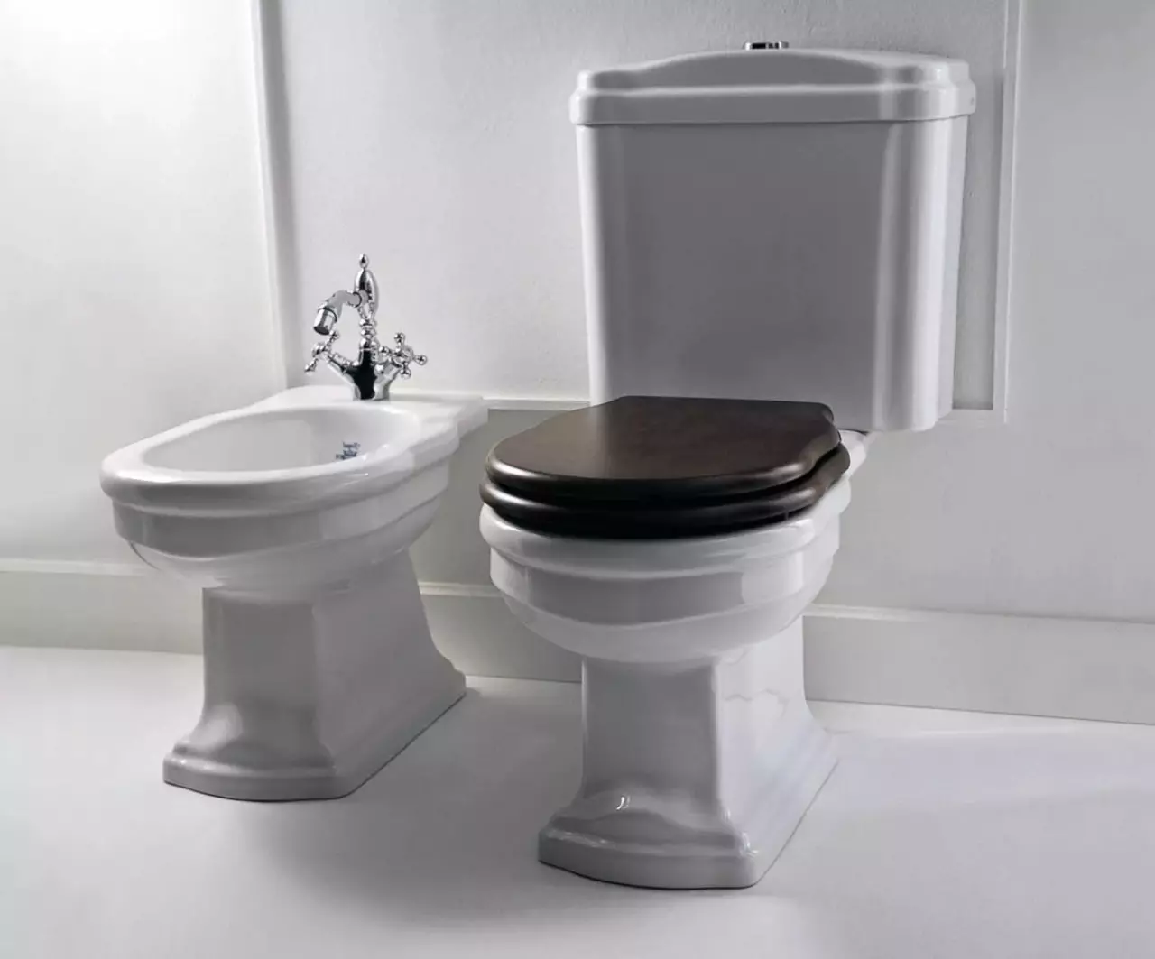 Wat is beter voor toilet: porselein of faience? Voors en tegens van Sanatayans en Sanfarfora. Welk materiaal is beter? 10546_2